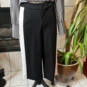 Black and White Women Pants